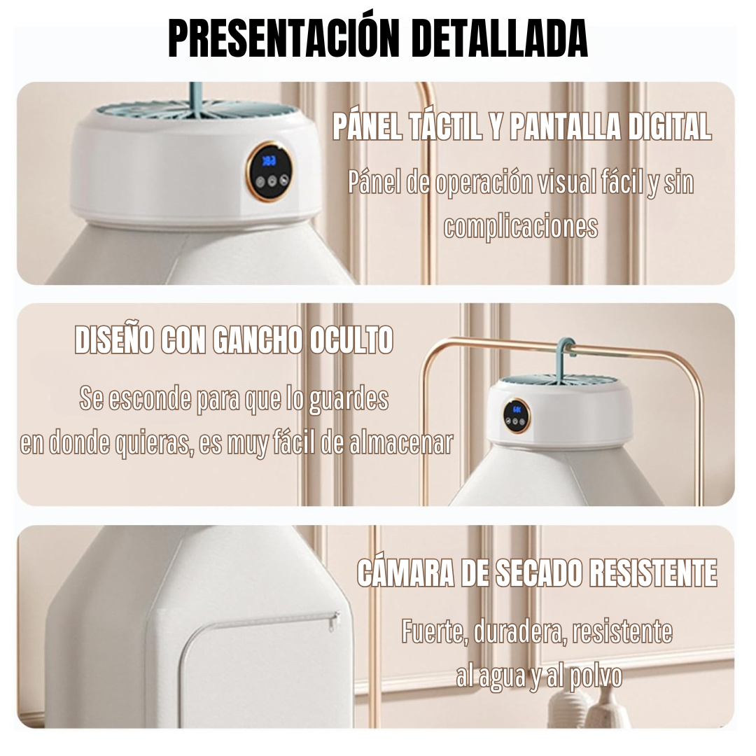 EASYDRY: SECADORA PORTÁTIL 360°